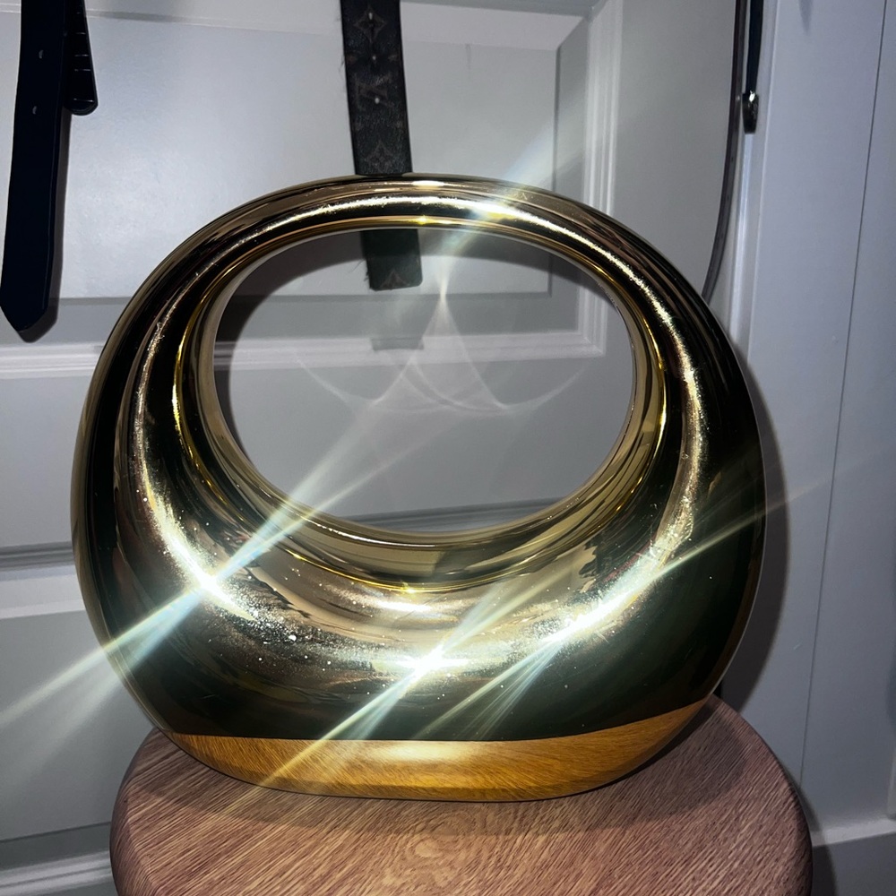 Gold Sculptural Vase